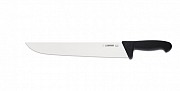 Meat cutting knife 4025 narrow, 32 cm, black GIESSER handle