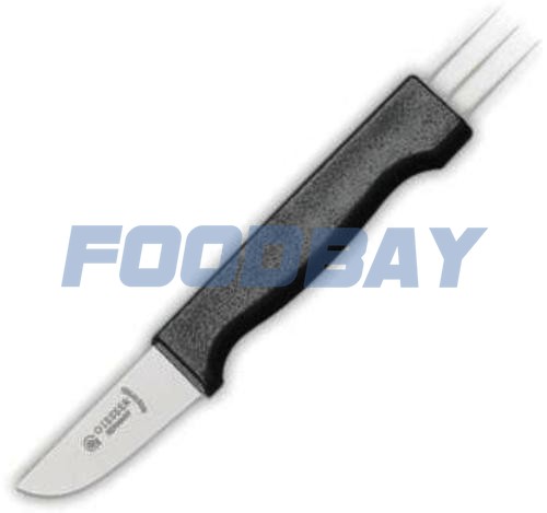 Нож формовочно-штриховочный для мяса, 6 см с черной рукояткой Вайблинген - зображення 1
