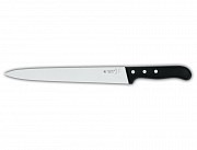 Нож для ветчины 7300p с рукояткой POM, 25 см, черная рукоятка
