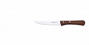 Steak knife 8730 with wooden handle, 12 cm, black handle
