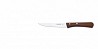 Steak knife 8730 with wooden handle, 12 cm, black handle