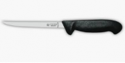Nóż do trybowania mięsa 15 cm, 2513, 13 cm, czarny uchwyt