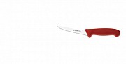 Boning knife 2505, medium hard, 10 cm, red handle