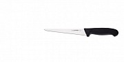 Нож рыбный филейный для трески 18 см с черной рукояткой GIESSER