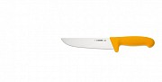 Нож разделочный 4005 широкий, 18 см, желтая рукоятка GIESSER