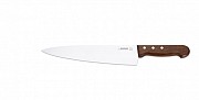 Cooking knife 8450 with wooden handle, 26 cm, black handle