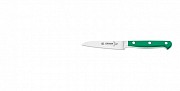 Нож поварской узкий 8 см с зеленой рукояткой GIESSER