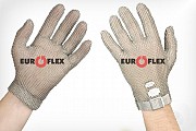 Euroflex Comfort 9590 chain mail gloves, 08 cm, red strap