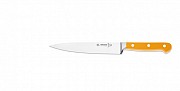 Cooking knife narrow 18 cm with a yellow handle GIESSER