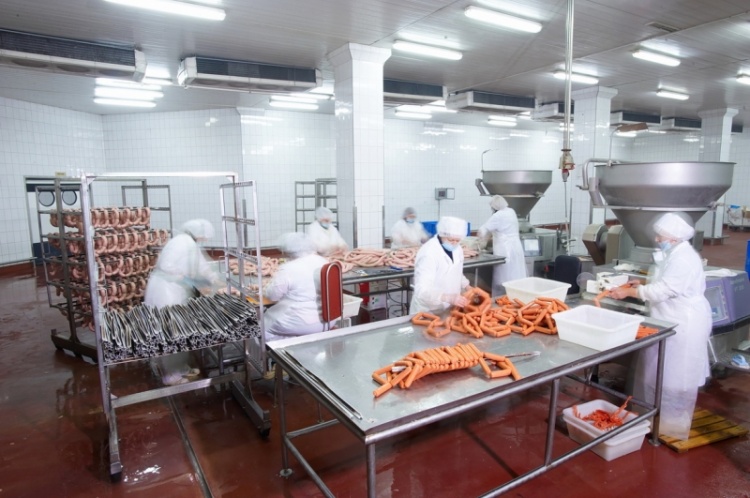 Цех Микояновского мясокомбината