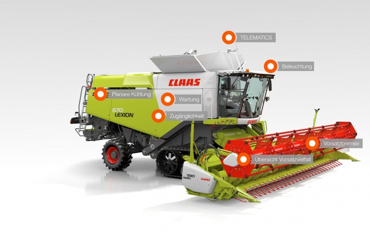 Claas Large Vehicle Alert System