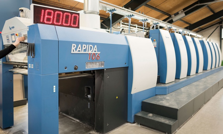 Уникальная печатная машина KBA Rapida 106 заработала в Днепре