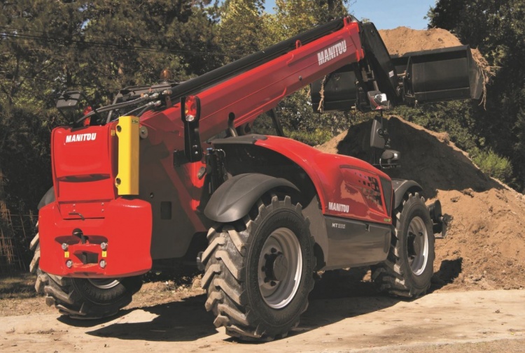 Manitou представили первый телескопический погрузчик на электрическом ходу