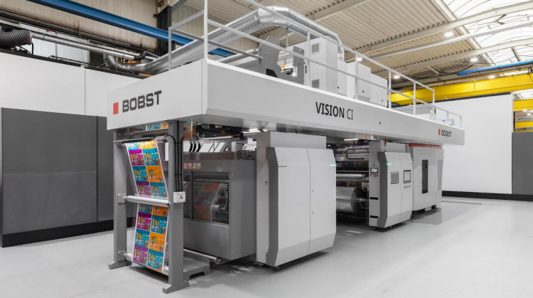 BOBST выпускает новую флексографскую машину VISION CI